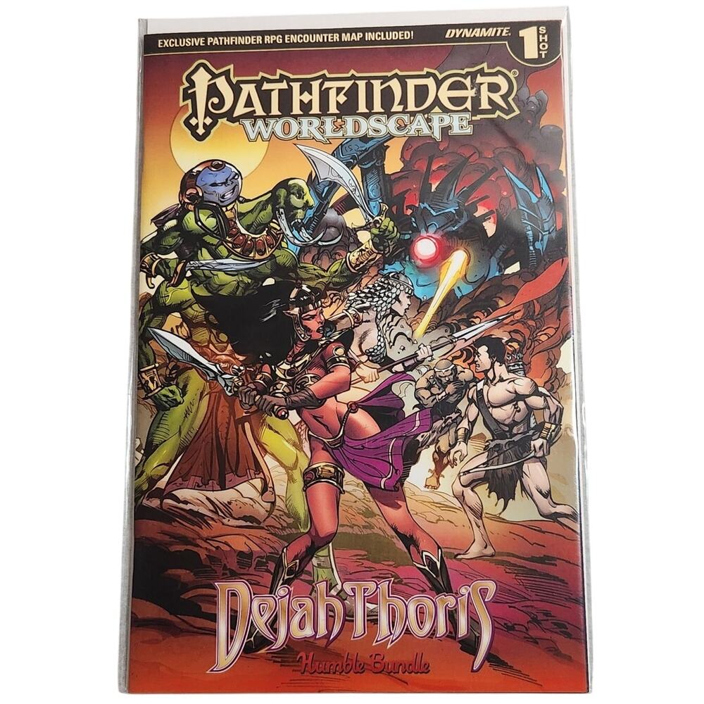 Pathfinder Worldscape Dynamite 1Shot By Dejah Thoris Humble Bundle With COA